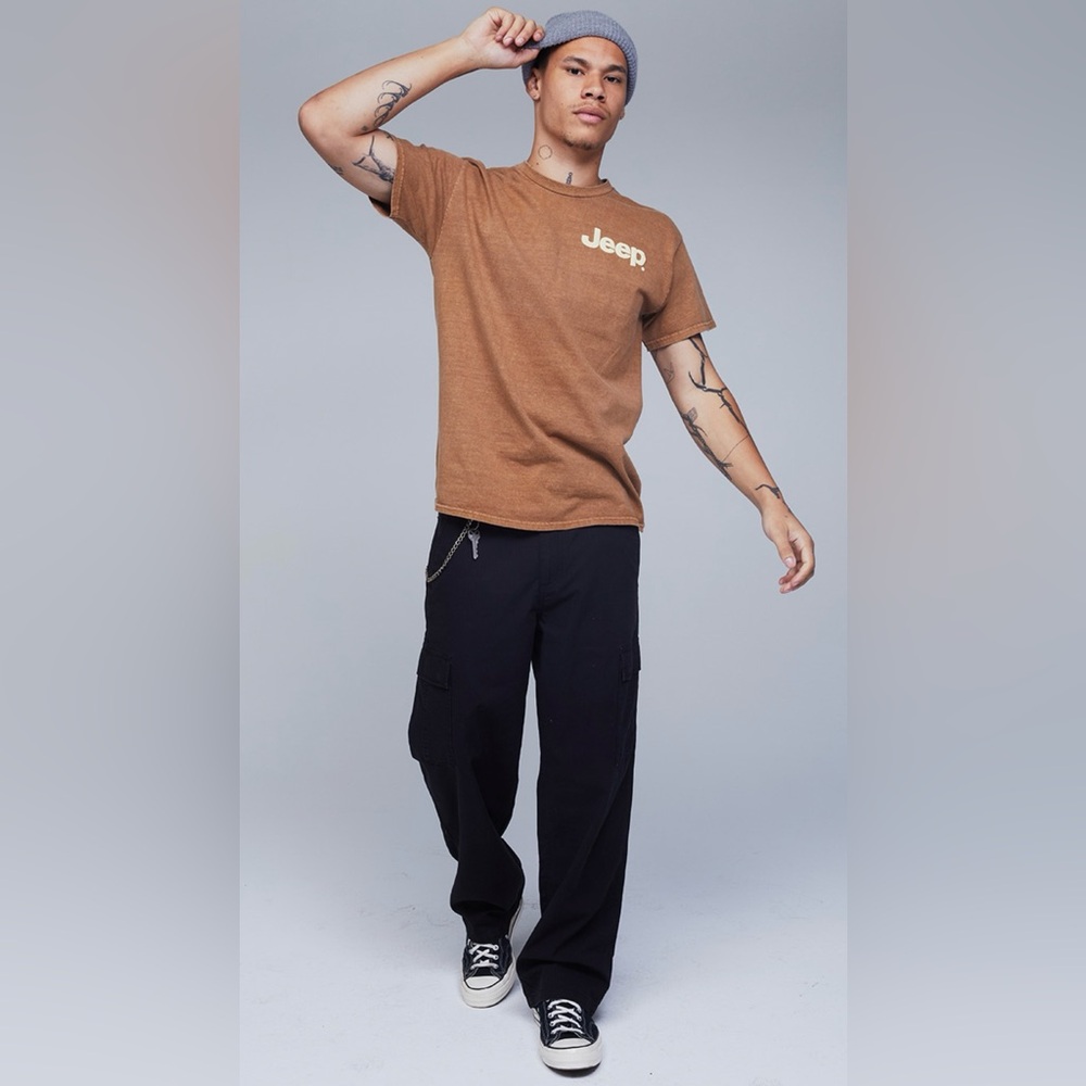 Men’s Loose RSQ Black Cargo Pants, size 28 X 30